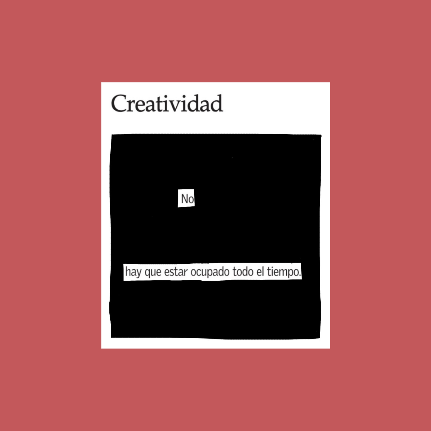 Lámina "Creatividad" 20x20