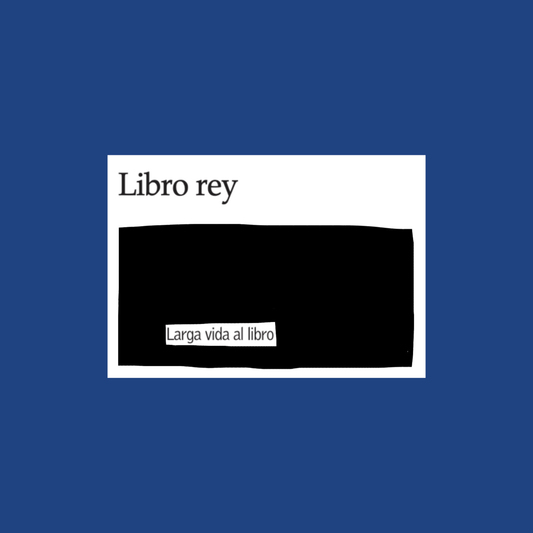 Lámina "Libro Rey" 20x20 cm